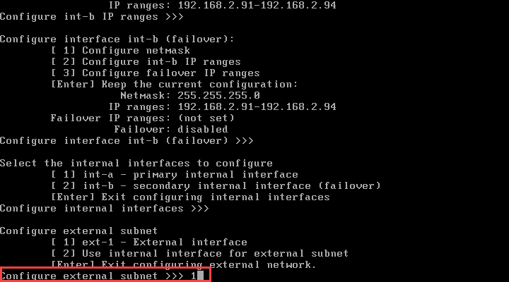 Isilon Node 1 Setup