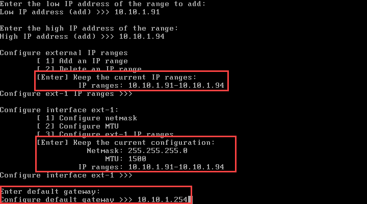 Isilon Node 1 Setup