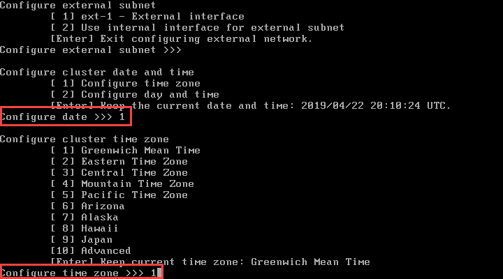 Isilon Node 1 Setup