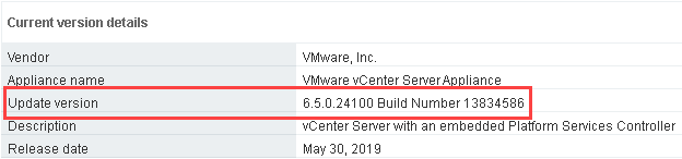 VCSA 6.5U2h