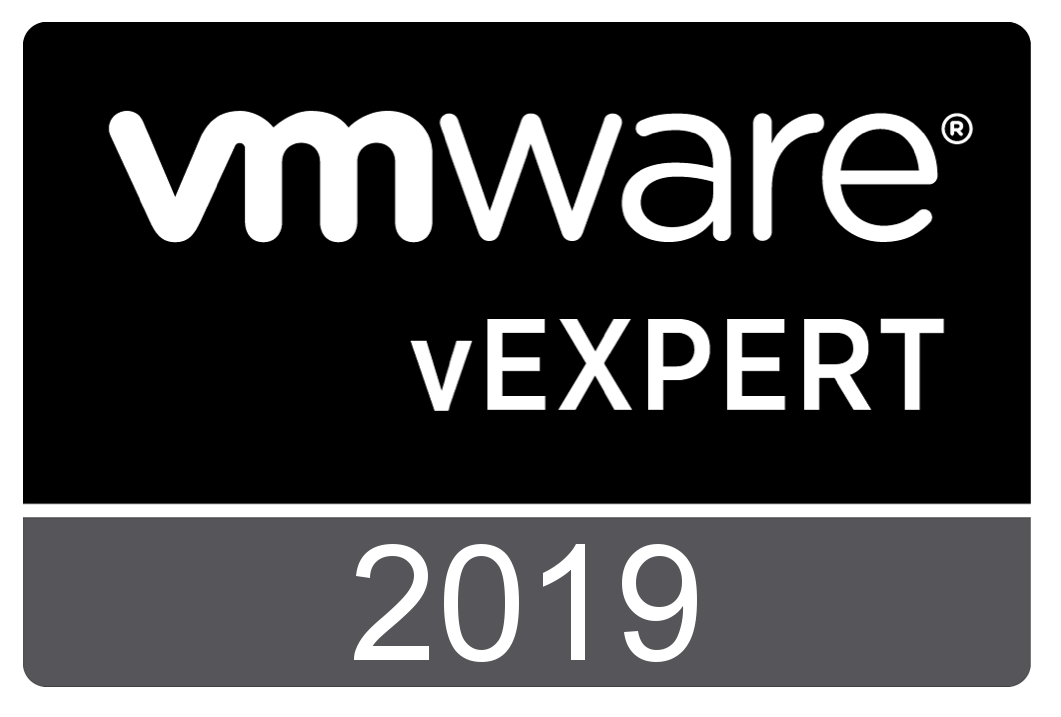 vExpert 2019 Badge