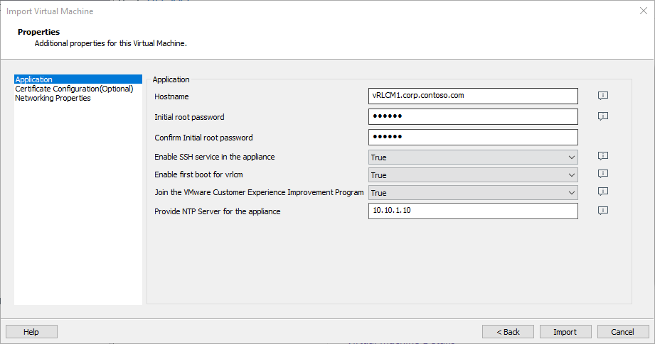 vRLCM OVA Deployment