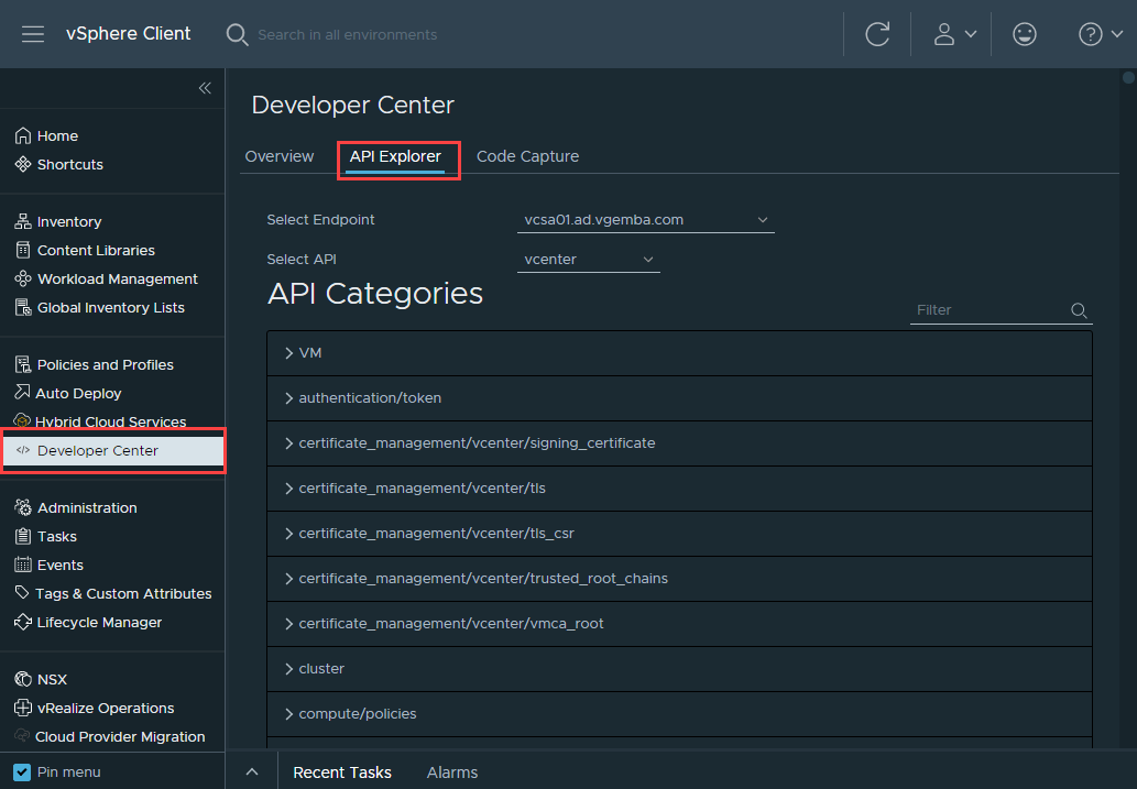 API Explorer